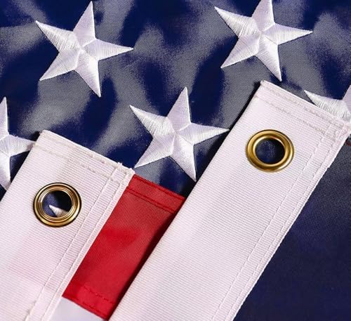 American Flag 5x8 ft: Long Lasting and Heavy Duty Nylon US Flags - Image 3