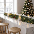 Rowfad 9 FT Pre-lit Christmas Garlands, Real Touch Cedar Pine Garland - Image 7