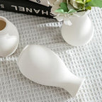 Tanvecle Ceramic Bud Vase Set of 10, White Small Flower Vases for Decor - Image 5