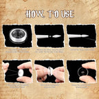 36 Pcs Remote Controlled Floating Magic Candles, Battery Operated Hanging Decor for Halloween Birthday Wedding Party, Includes Wand & Manual, Warm White Flickering LED for Spooky or Romantic Atmospher - Image 5