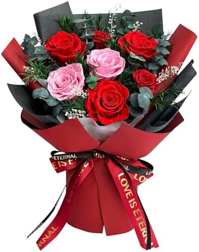 Vrioca Flowers for Delivery, Preserved Flowers Bouquets, Birthday Gifts for Women Mom by VRIOCA