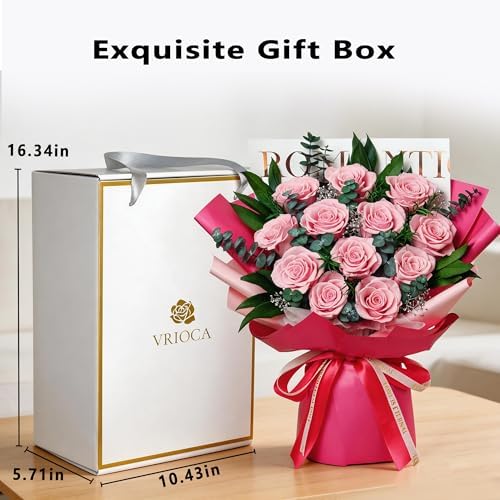 Vrioca Flowers for Delivery, Preserved Flowers Bouquets, Birthday Gifts for Women Mom - Image 7
