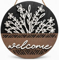 17.7" 3D Welcome Sign for Front Door Wall Hanging Decor for Home by pechpell