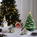 Mr. Christmas Ceramic Village School LED Decoration, 6 Inch - Image 5
