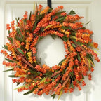 Waipfaru 24 Inch Fall Wreaths for Front Door Outside by Waipfaru