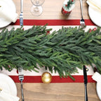 Artgar 12Ft (2 * 6ft) Christmas Pine Garland, 2 Pcs Real Touch Pine Garland - Image 6