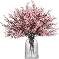 Uieke 30 Pcs Artificial Flowers Baby Breath Faux Pink Artificial Gypsophila Bouquet Fake Silk Flowers Real Touch for Home Office Kitchen Wedding Wall DIY Room Farmhouse Décor by Uieke