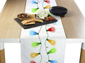 Christmas Table Runners | Holiday Lights Table Runner | Winter Decorations for Home | Festive Holiday Christmas Decor Kitchen Dining Table Runner | Made in The USA | 14" x 108" Long by FabricTextileProductsInc