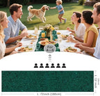 10 Packs 12 x 72 inches Emerald Green Sequin Table Runner - Image 4