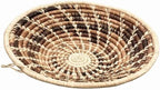 Handwoven African Basket Bowl for Fruits Wall Decor 10in diameter - Image 4