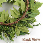 HomeKaren Wreaths for Front Door 22", Door Spring Wreath with Eucalyptus Olive Boxwood Leaves, Greenery Wreath Door Decoration for Spring Summer All Season Home and Outdoor - Image 4