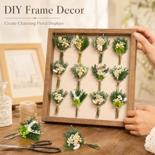 12/24PCS Handmade Dried Flower Bouquet Natural Dried Wildflowers - Image 4