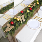 Christmas Decorations – 6FT Artificial Norfolk Pine Greenery Garland, Real Touch Christmas Garland for Mantel, Staircase, Fireplace, Front Door, Indoor & Outdoor Holiday Decor (1, 6FT) - Image 4