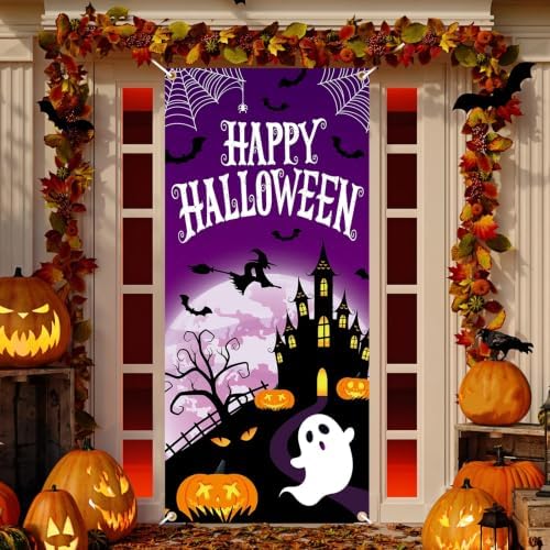 Preboun 12 Pcs Fall Decorations Door Cover for Front Door Seasonal Set - Image 5