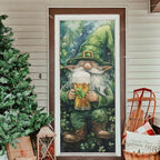 Gnome Beer St Patrick's Day Door Cover Decoration, Party Accessory Porch Decor for Festive Ornament Room Door Covers 35 x 79 Inch - Image 6
