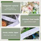 Remagr 4 Pcs 30 Inch Clear Plastic Wreath Storage Bag,Transparent - Image 3