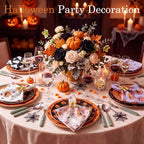 Mixweer 24 Pack Halloween Cloth Napkins Bulk, 15 x 15 Inch Square - Image 4