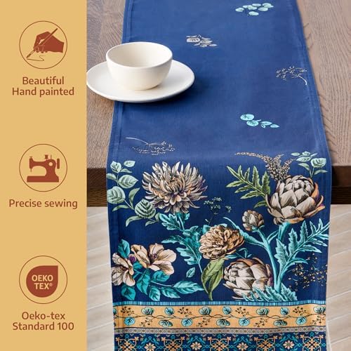 Maison d' Hermine Table Runner 100% Combed Cotton 14.5"x72" (Double Layer) - Image 2