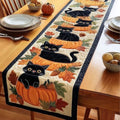 Quilted Table Runner, 3D Floral & Animals Design, Farmhouse Rustic Home Decor, for Dining Table Kitchen Holiday (A08,14x72 inches) by SodaMeow