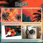 6x13 FT Tropical Sunset Garage Door Banner - Hawaiian Palm Tree Ocean Beach Backdrop, Large Indoor Outdoor Garage Door Cover,Summer Decoration for Home,Yard, Luau Party, Vacation Theme - Image 3