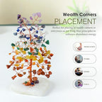 Crocon® Crystal Heart Base 7 Chakra Tree of Life, Birthday Gifts for Women - Image 4