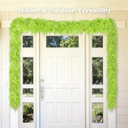 9FT Whimsical Christmas Cedar Garland for Mantel, Soft Touch with Lights - Image 6