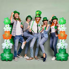 Fourluoo 2 Pcs 5.3ft St Patricks Day Inflatable Shamrock Outdoor Yard Decoration Blow up Shamrock Yard Decor with LED Lights Lucky Cheerful Green Clover for Irish Party Indoor Garden Lawn Porch Decor - Image 6