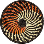 Handwoven African Basket Bowl for Fruits Wall Decor 12in diameter by ZenDesignsArtsCrafts