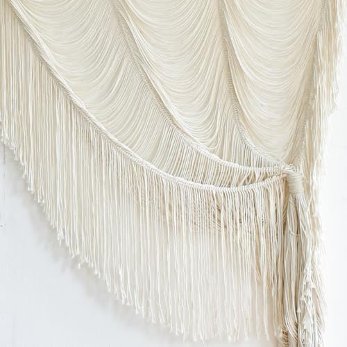 2 Panels Macrame Curtains 59"W*75"L Boho Doorway Window Curtains Handwoven - Image 6