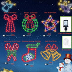 TRWYMZ 16" Christmas Window Silhouette Lights Decorations - Image 2