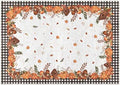 Artoid Mode Buffalo Plaid Pumpkins Mushrooms Birdhouse Leaves Fall Area Rug, Autumn Thanksgiving Home Decor Low-Profile Washable Area Rugs for Entryway Bedroom Living Room Laundry Room Indoor 5x7 Feet by ArtoidMode