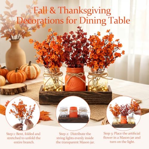 Fall Thanksgiving Table Centerpiece, Farmhouse Table Kitchen Decor for Home - Image 4