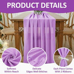 MDS Pack of 15 | Orchid | 14ft Chiffon Table Runner 29x170 Inches Long Romantic Rustic Sheer Gauze Runner for Wedding Bridal Shower Birthday Banquets Engagement Spring Easter Boho Decorations - Image 5
