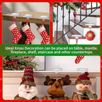 Oleitodh 8 Pack Metal Silver Christmas Stocking Holders for Mantle Heavy Duty Stocking Hangers Stocking Hook Christmas Ornaments for Counter Tables Window Fireplace Mantle Decoration - Image 6