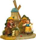 Authentic German Erzgebirge Handcraft Small Figures & Ornaments Autumn Season - 13x12cm / 5,2x4,7inch - Hubrig Volkskunst by Unknown