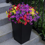 20 Bundles Artificial Flowers for Outdoor, Fake Plants Spring Decor,4Color - Image 6