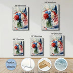 ZERILYN Ship Next Day – Patriotic Canvas Prints for Home, 4th of July Wall Decor, American Flag Pictures, Independence Day Red White Blue Decoration - Image 6