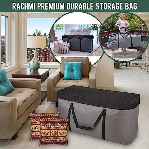 Rachmi 600D Extra Large Cushion Storage Bag 152 Gal 60", Water Resistant - Image 4