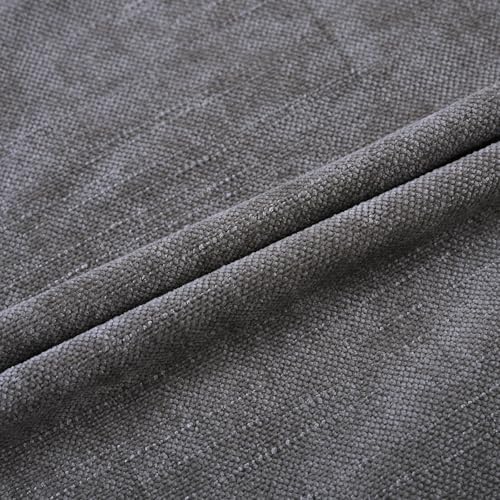 Set of 4 Soft Textured Decorative Throw Pillow Covers 20x20 Inch Cozy Farmhouse Cushion Cover Square Accent Pillow Cases for Bed Couch Sofa Living Room, Grey - Image 5