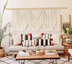 Macrame Wall Hanging Extra Large Wall Decor Boho Wall Art Wedding 75"W*35"L - Image 3