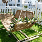 3 Pcs Artificial Leaf Vine, 18 Ft Garland Olive Green Vine - Image 3