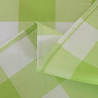 Cupuamon 2 Pack Waterproof Polyester Fabic Square Checkered Tablecloth，54x54 Outdoor Table Cloth，Oil Stain Prevention Table Cloth for Pinics and Parties（Emerald and White） - Image 7