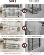 Aetyord Hanging Towel Racks for Bathroom Storage - Image 6