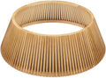 Best Choice Products Christmas Tree Collar, Solid Wood Slatted Tree Skirt Holiday Accessory for Home - Natural by BestChoiceProducts