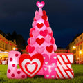 Spinosaurus 8FT Valentine Inflatables Outdoor Decorations,Inflatable Heart Tree with Light Valentines Day Blow Up Love Decor for Outside Yard by Spinosaurus-BuyNow
