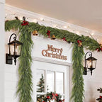 2PCS 9FT Christmas Norfolk Pine Garland - Image 2