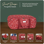 Covermates Christmas Tree Storage Bag, Red Snowflake - Image 4