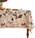 ISAENNE Designer French Square Large Classic Tablecloth,67"x67" by Isaennehomedecoration