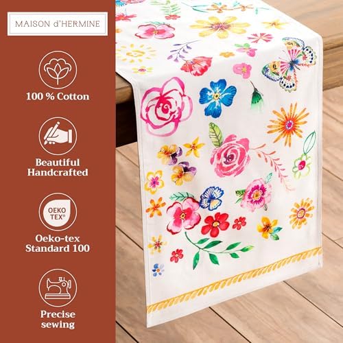 Maison d' Hermine Table Runner 100% Cotton 14.50" x 108" (Double Layer) - Image 2