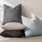 MIULEE 20x20 Decorative Boucle Couch Pillow Covers Sky - Image 5
